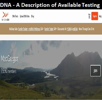 DNA - Available Testing